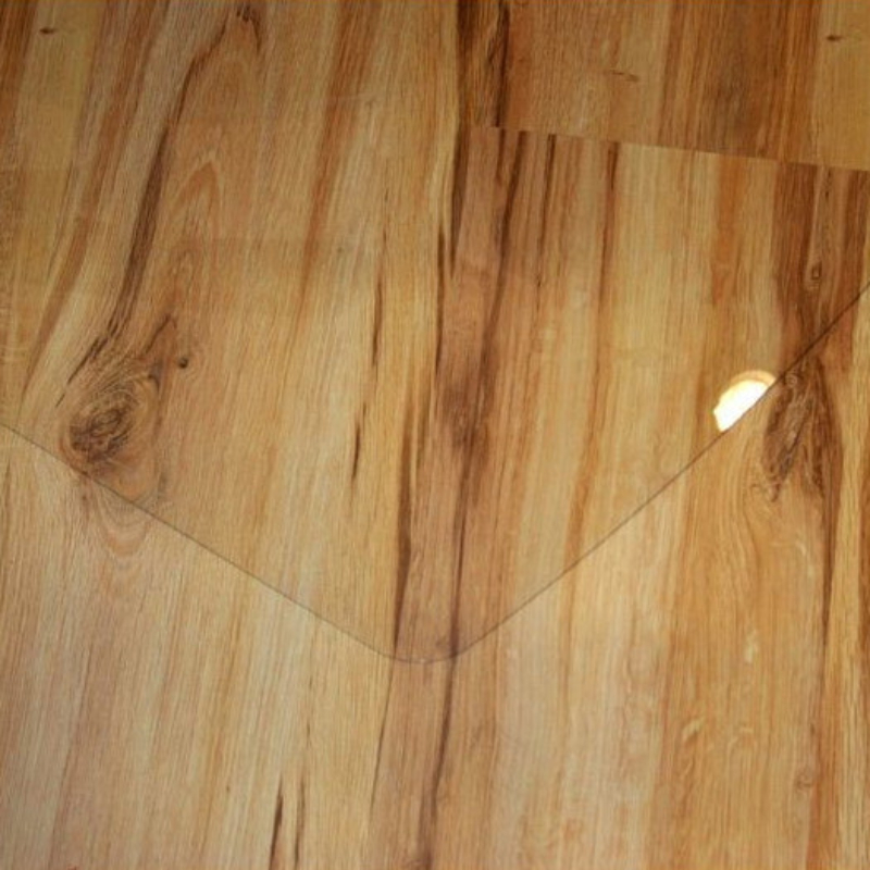 Protective Transparent Floor Mat for a Chair or Armchair